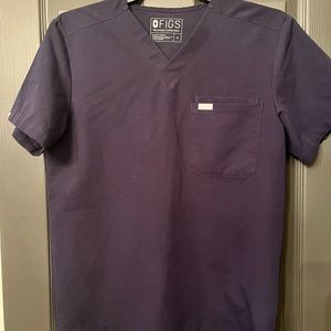 Figs navy Leon scrub top